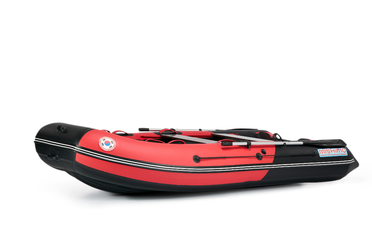 КОМПЛЕКТ ЛОДКА MISHIMO PRO 350 + ЛОДОЧНЫЙ МОТОР MARLIN MP 9.9 (15) AMHS PROLINE в Пскове