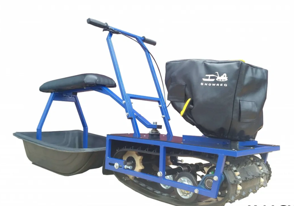 Мини-мотобуксировщик Альбатрос-М с фарой в Пскове