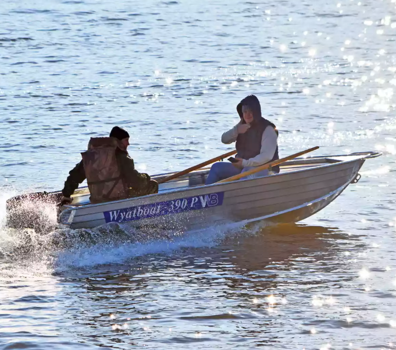 Алюминиевая лодка Wyatboat-390 P в Пскове