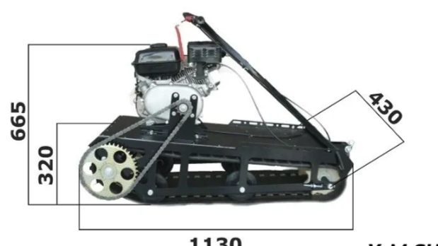 Мотобуксировщик XTREME-MOTORS "Конек-Горбунок" 6.5 л.с. в Пскове
