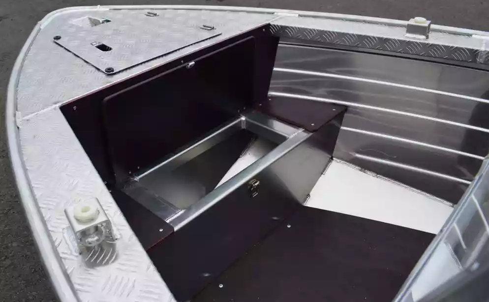 Алюминиевая лодка Wyatboat-390 DCM Увеличенный борт в Пскове