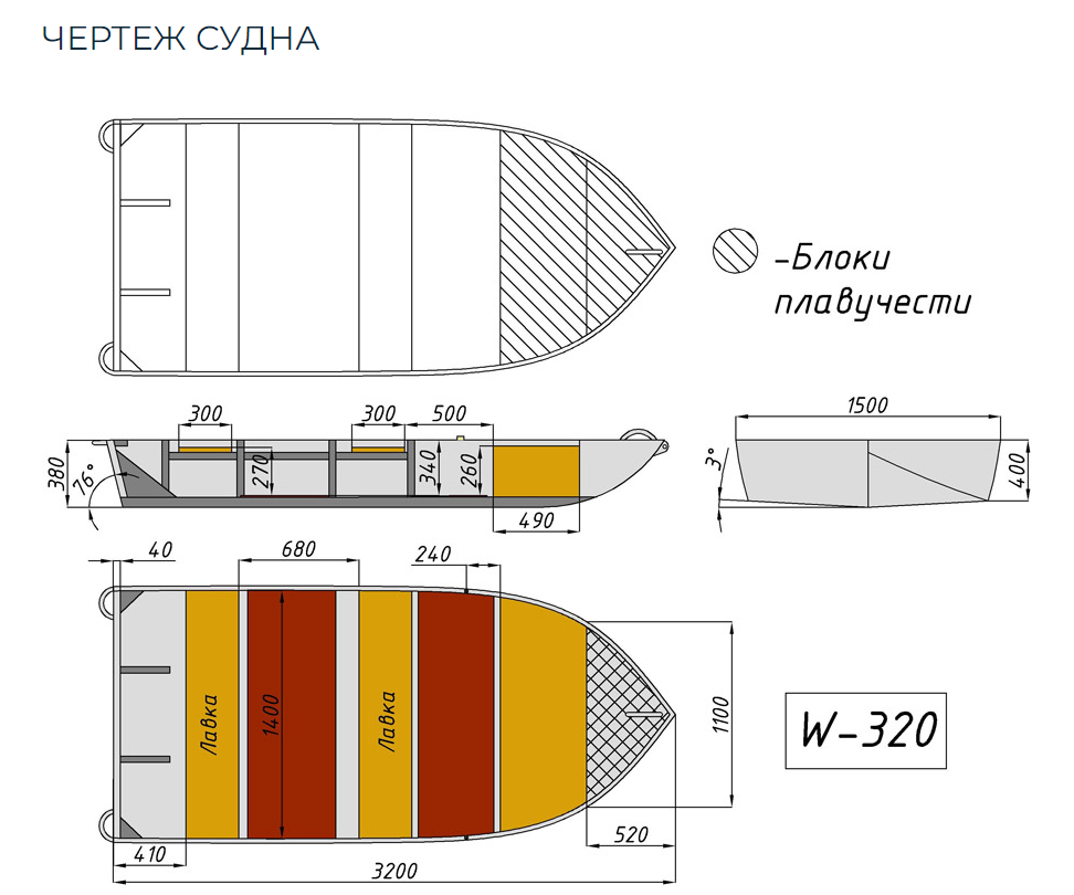 Алюминиевая Wyatboat-320 в Пскове