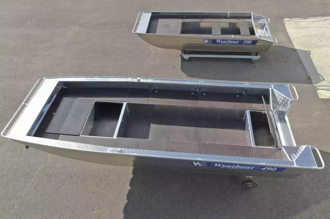 Алюминиевая лодка Wyatboat-490 Jonboat в Пскове