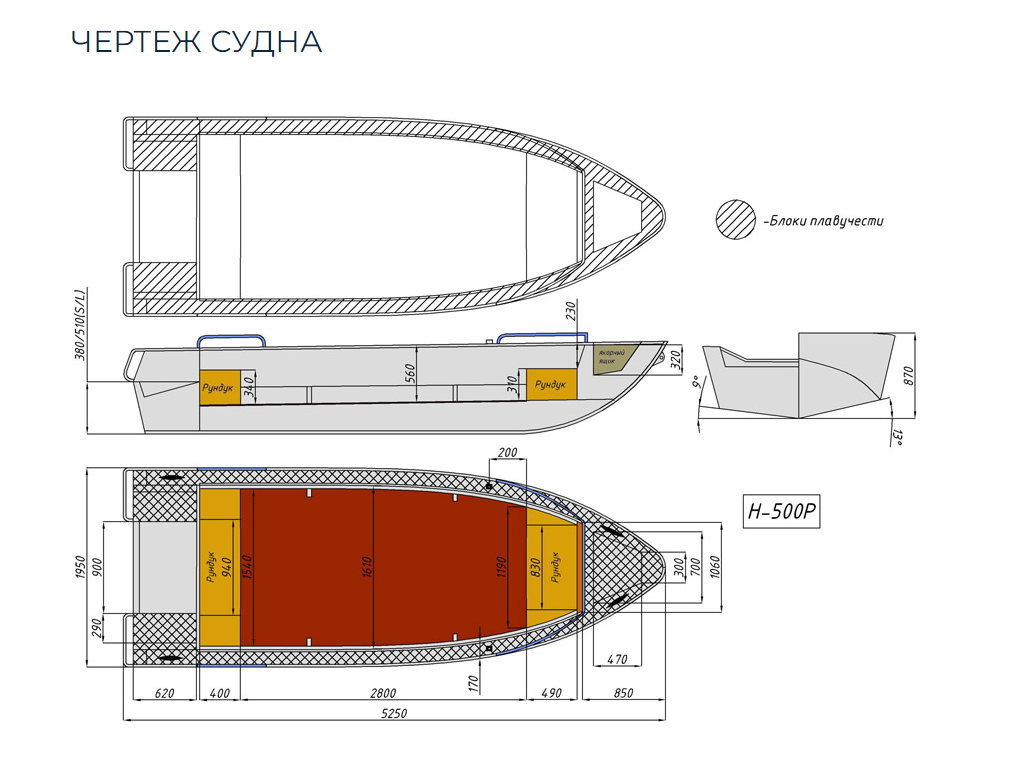 Алюминиевая лодка Неман-500 P в Пскове