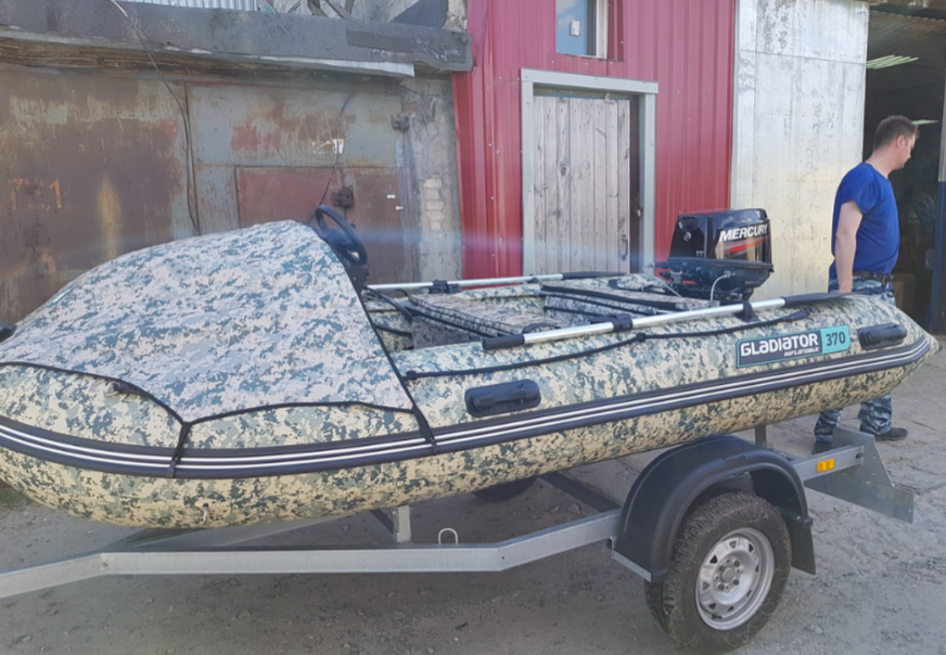 НАДУВНАЯ ЛОДКА GLADIATOR C370AL в Пскове