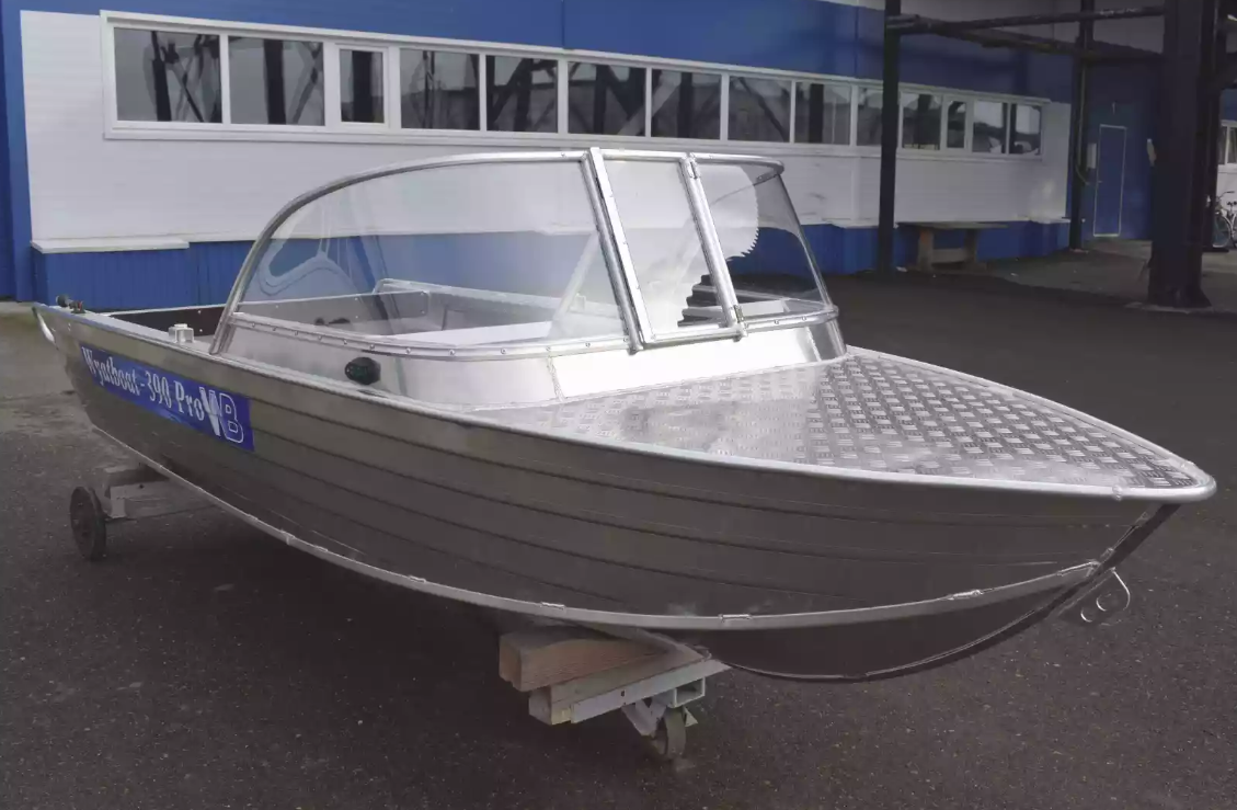 Алюминиевая лодка Wyatboat-390 Pro в Пскове