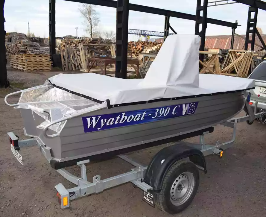 Алюминиевая лодка Wyatboat-390 C в Пскове