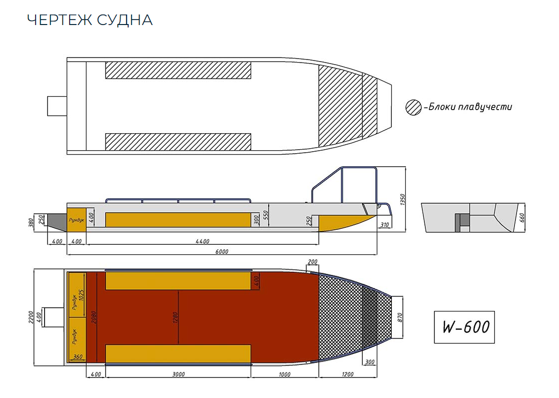 Алюминиевая лодка Wyatboat-600 в Пскове