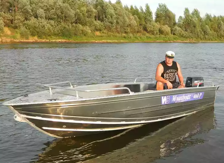 Алюминиевая лодка Wyatboat-460 P в Пскове