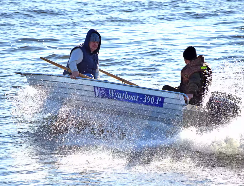 Алюминиевая лодка Wyatboat-390 P в Пскове