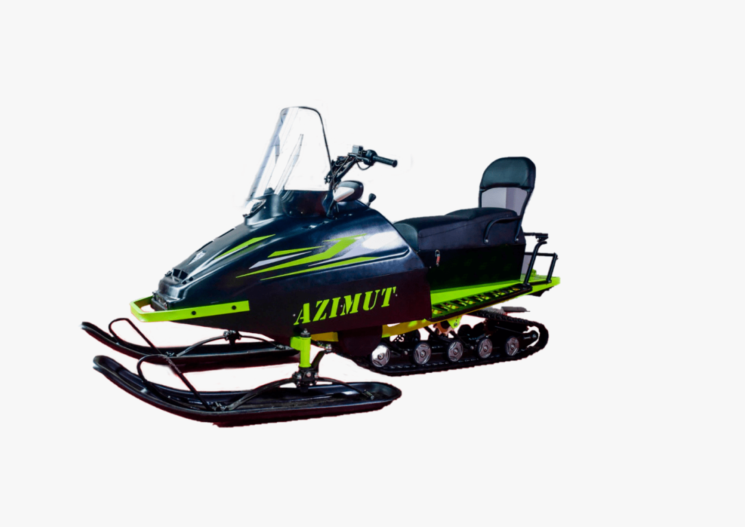 Миниснегоход Бурлак Азимут 24 л.с. , эл.запуск, реверс, тормоз гидравл, капот черный в Пскове