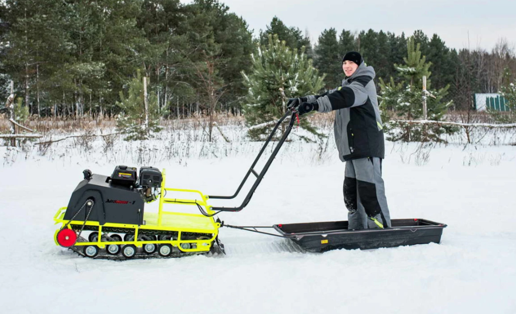 Мотобуксировщик Бурлак ХОЗЯИН-1 (капот ткань) в Пскове