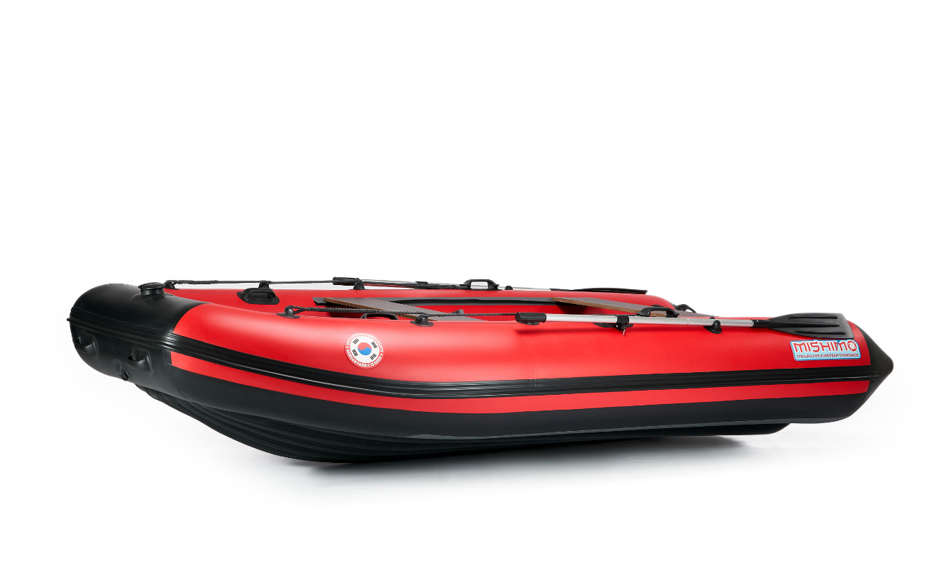 КОМПЛЕКТ ЛОДКА MISHIMO RAPID 380 PRO+ ЛОДОЧНЫЙ МОТОР MARLIN MP 9.9 (20) AMHS PROLINE FORCE в Пскове