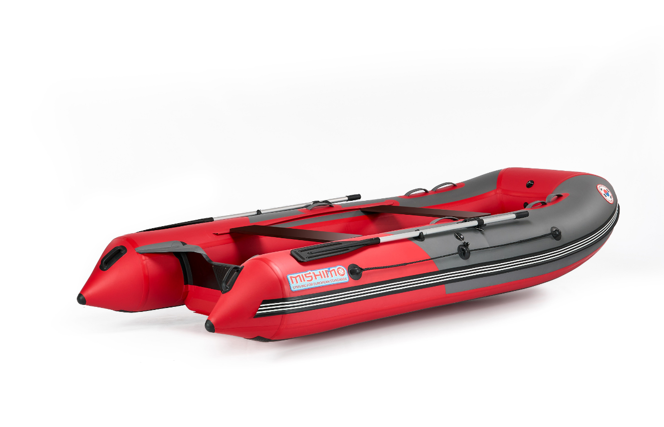 КОМПЛЕКТ ЛОДКА MISHIMO PRO 350 + ЛОДОЧНЫЙ МОТОР MARLIN MP 9.9 (15) AMHS PROLINE в Пскове