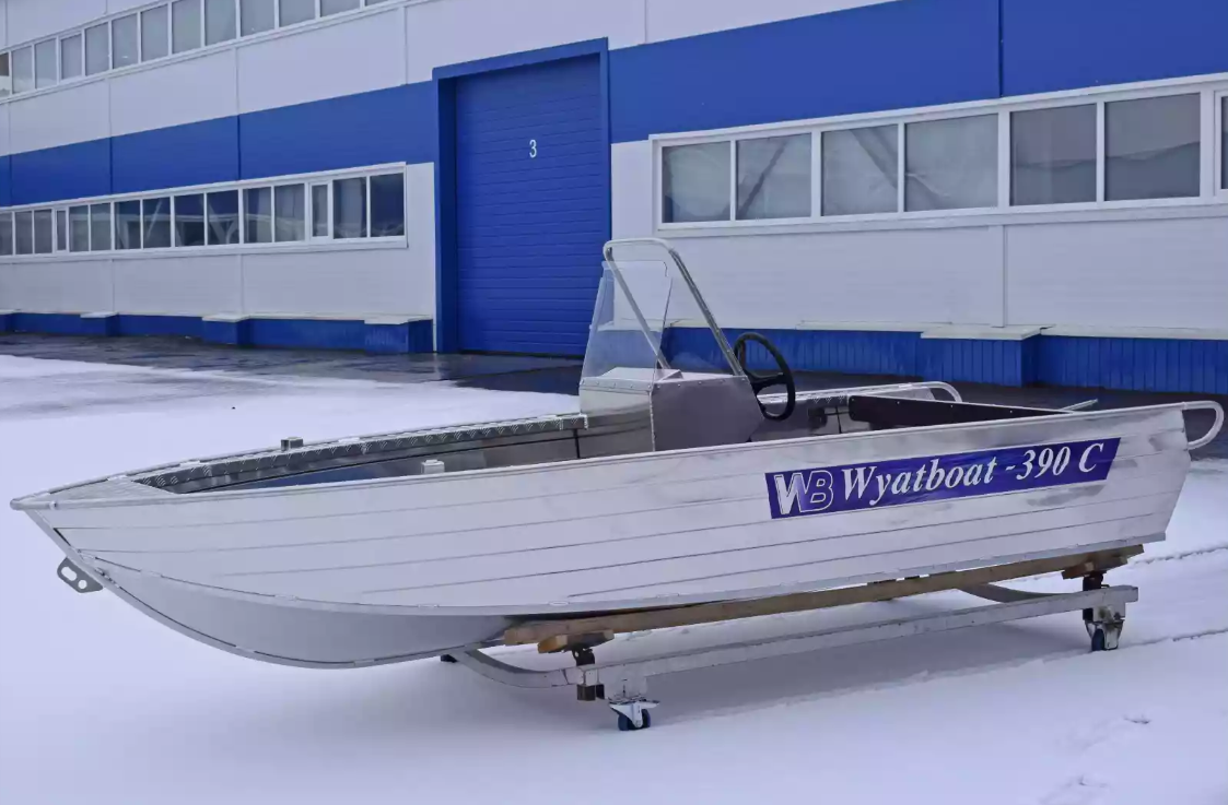 Алюминиевая лодка Wyatboat-390 C в Пскове