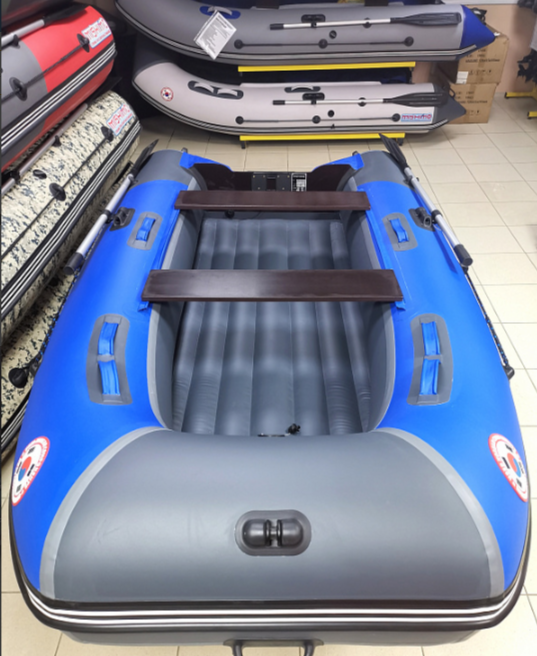 КОМПЛЕКТ Лодка MISHIMO PRO 350 + ЛОДОЧНЫЙ МОТОР MARLIN MP 9.9 (20) AMHS PRO в Пскове