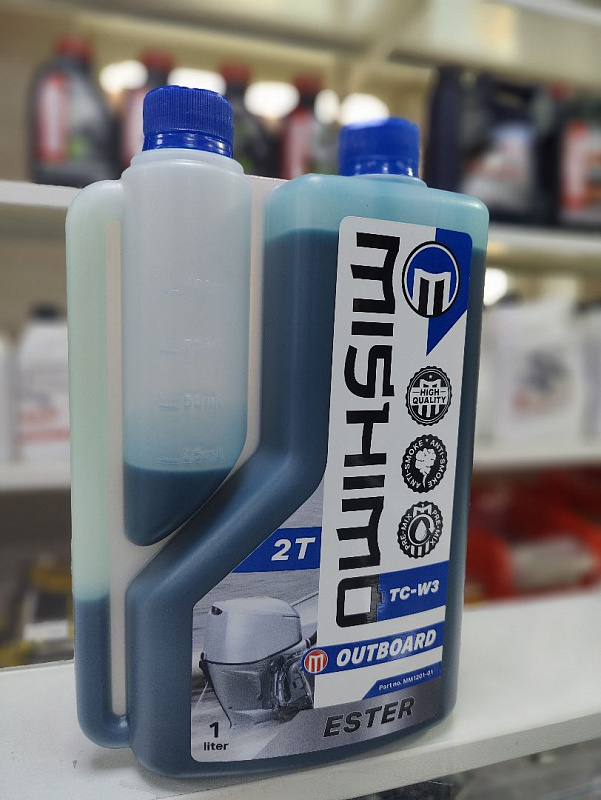 Масло MISHIMO 2T OUTBOARD (ESTER) полусинтетика 1 л в Пскове