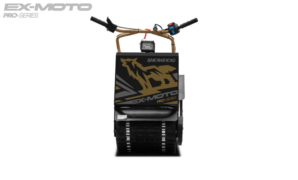 Мотобуксировщик EX-MOTO SNOWDOG S380 8л.с. в Пскове