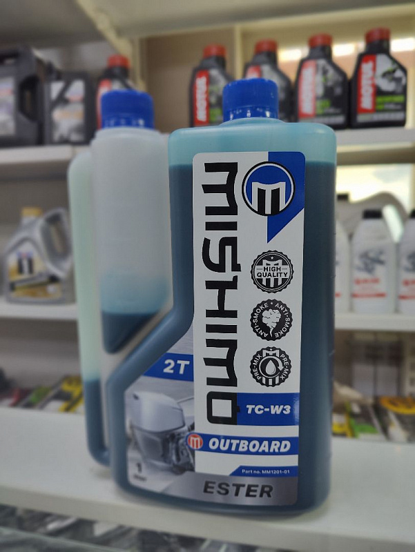 Масло MISHIMO 2T OUTBOARD (ESTER) полусинтетика 1 л в Пскове