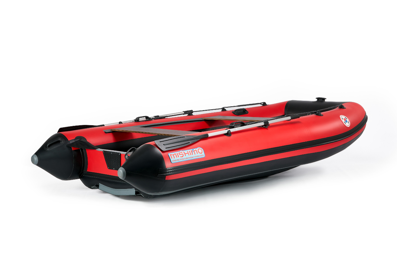 КОМПЛЕКТ ЛОДКА MISHIMO RAPID 380 PRO+ ЛОДОЧНЫЙ МОТОР MARLIN MP 9.9 (20) AMHS PROLINE FORCE в Пскове