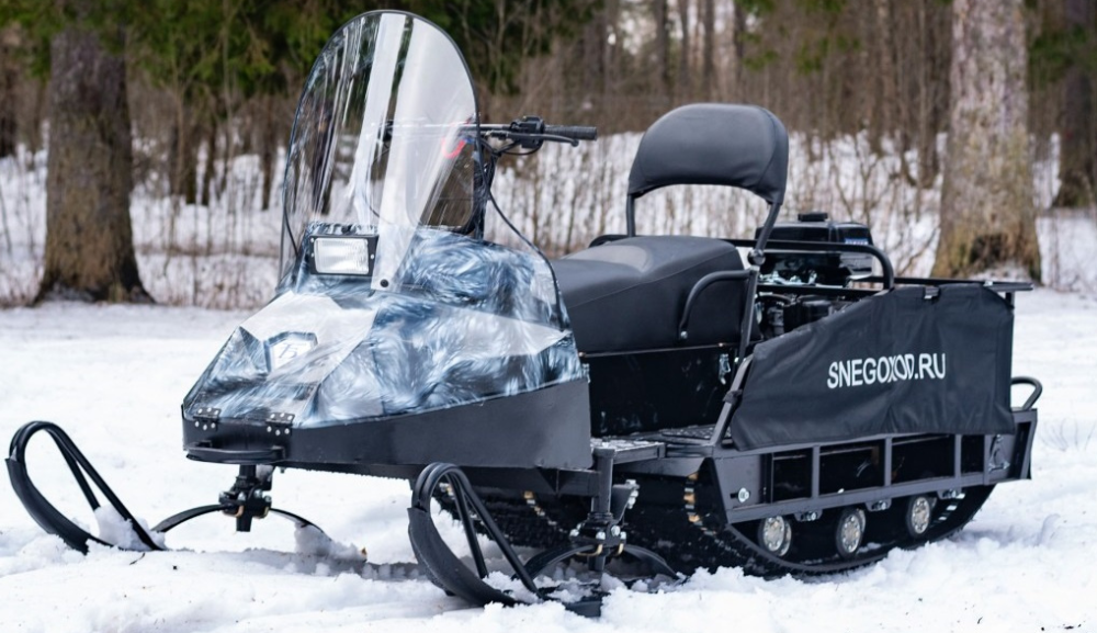 Миниснегоход Бурлак Егерь Экспедитор 15 л.с. , реверс, тормоз, капот белый в Пскове