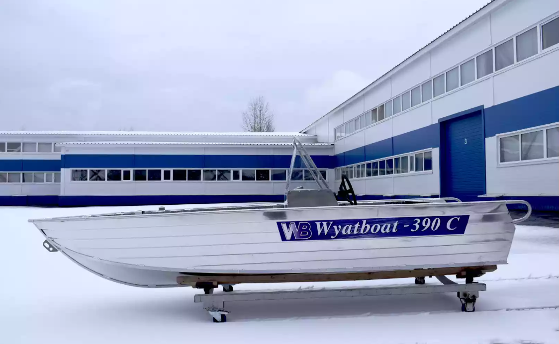 Алюминиевая лодка Wyatboat-390 C в Пскове