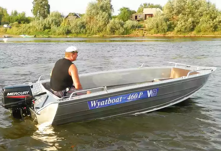 Алюминиевая лодка Wyatboat-460 P в Пскове