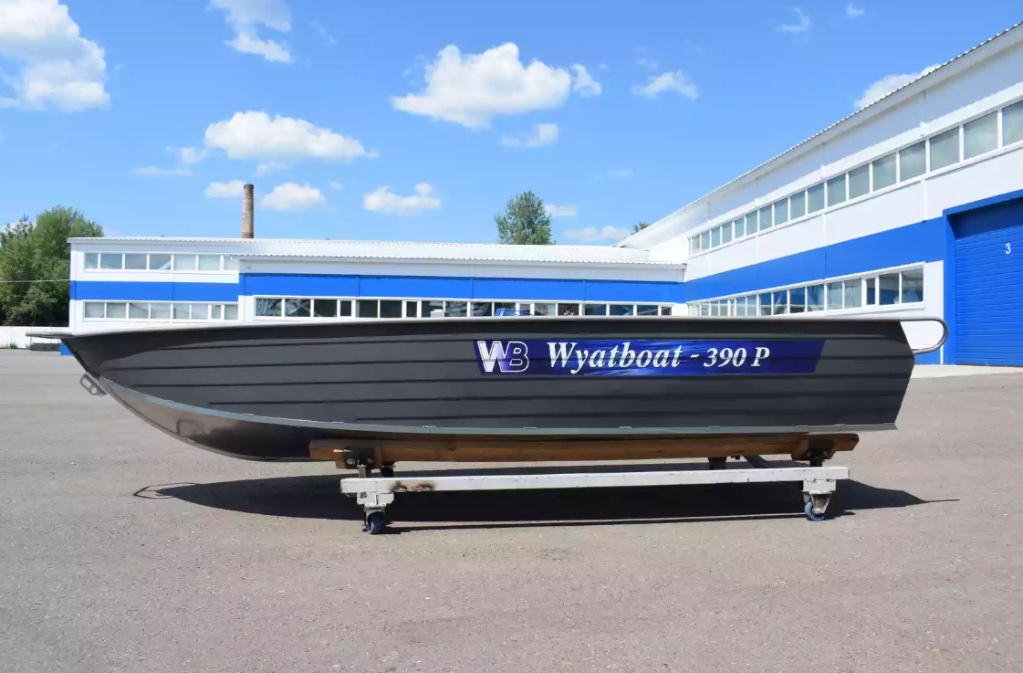 Алюминиевая лодка Wyatboat-390Р Fish в Пскове
