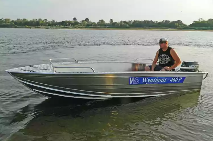 Алюминиевая лодка Wyatboat-460 P в Пскове