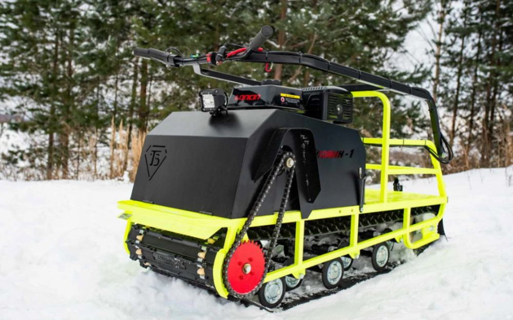 Мотобуксировщик Бурлак ХОЗЯИН-1 (капот металл) в Пскове