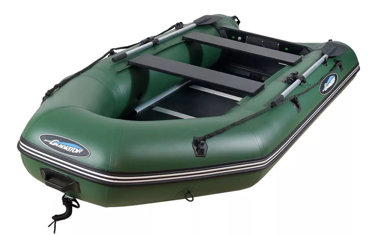 МОТОРНО-ГРЕБНАЯ ЛОДКА ПВХ GLADIATOR A 320 ТК С ФАНЕРНЫМ ПОЛОМ в Пскове