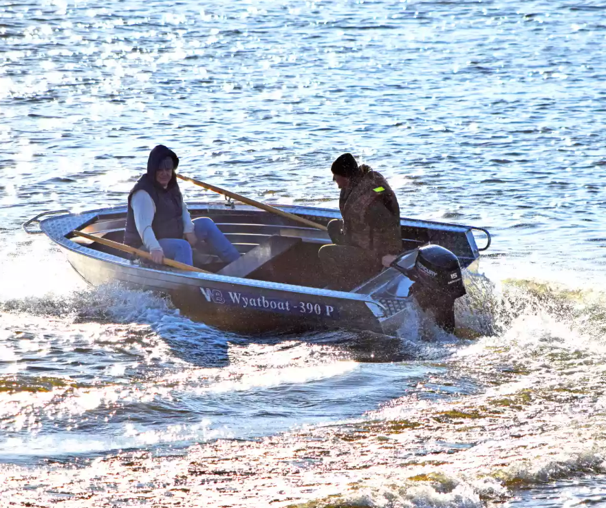 Алюминиевая лодка Wyatboat-390 P в Пскове