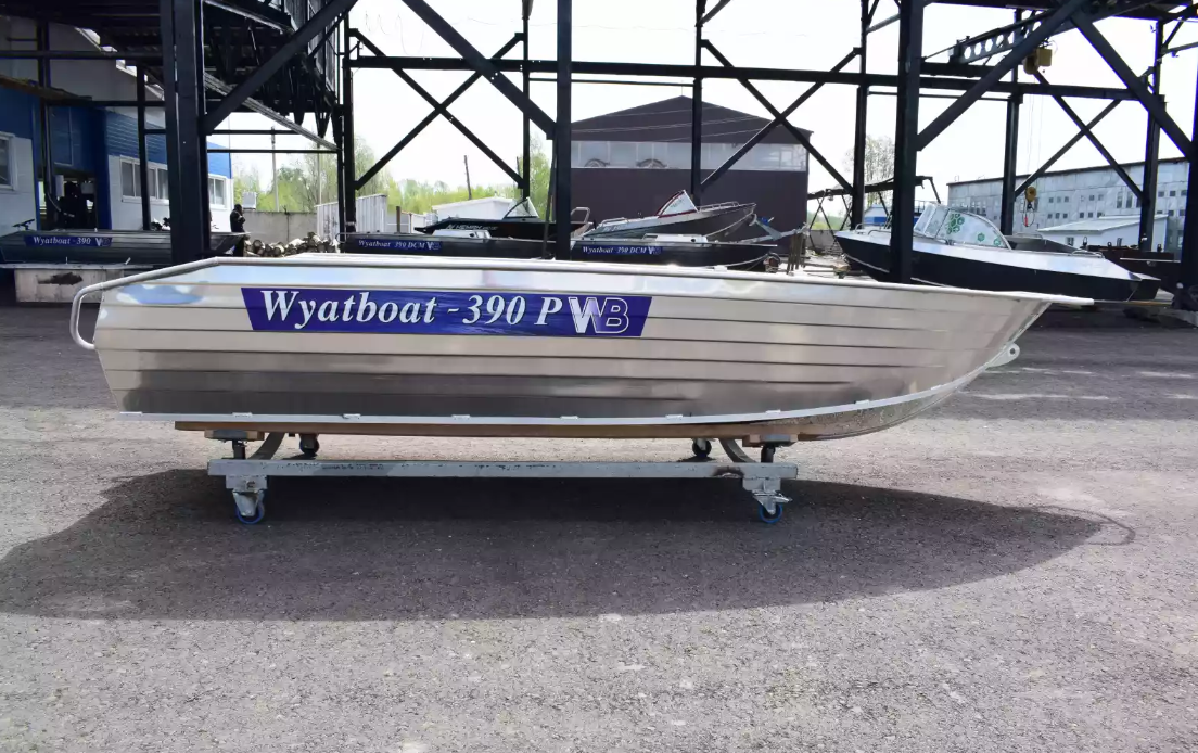 Алюминиевая лодка Wyatboat-390Р Увеличенный борт в Пскове