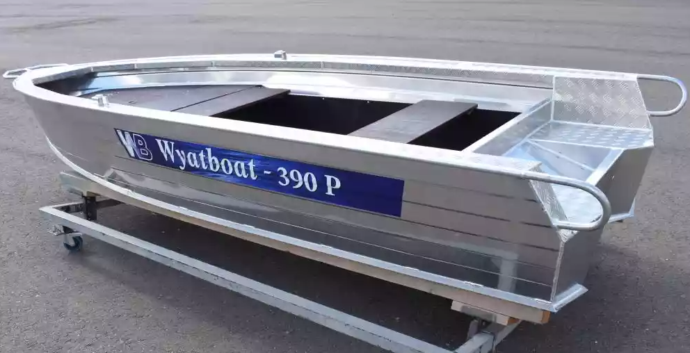 Алюминиевая лодка Wyatboat-390Р Fish в Пскове