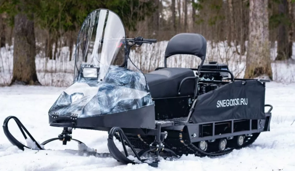 Миниснегоход Егерь Экспедитор 20 л.с. , реверс, тормоз, капот белый в Пскове