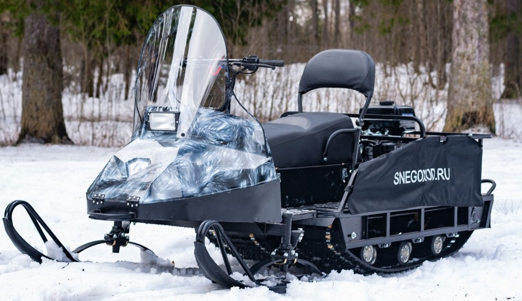 Миниснегоход Бурлак Егерь Экспедитор 15 л.с. , реверс, тормоз, капот белый в Пскове