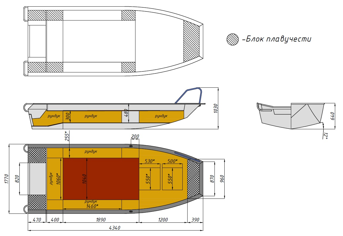 Алюминиевая лодка  Wyatboat-430 Master Fish в Пскове