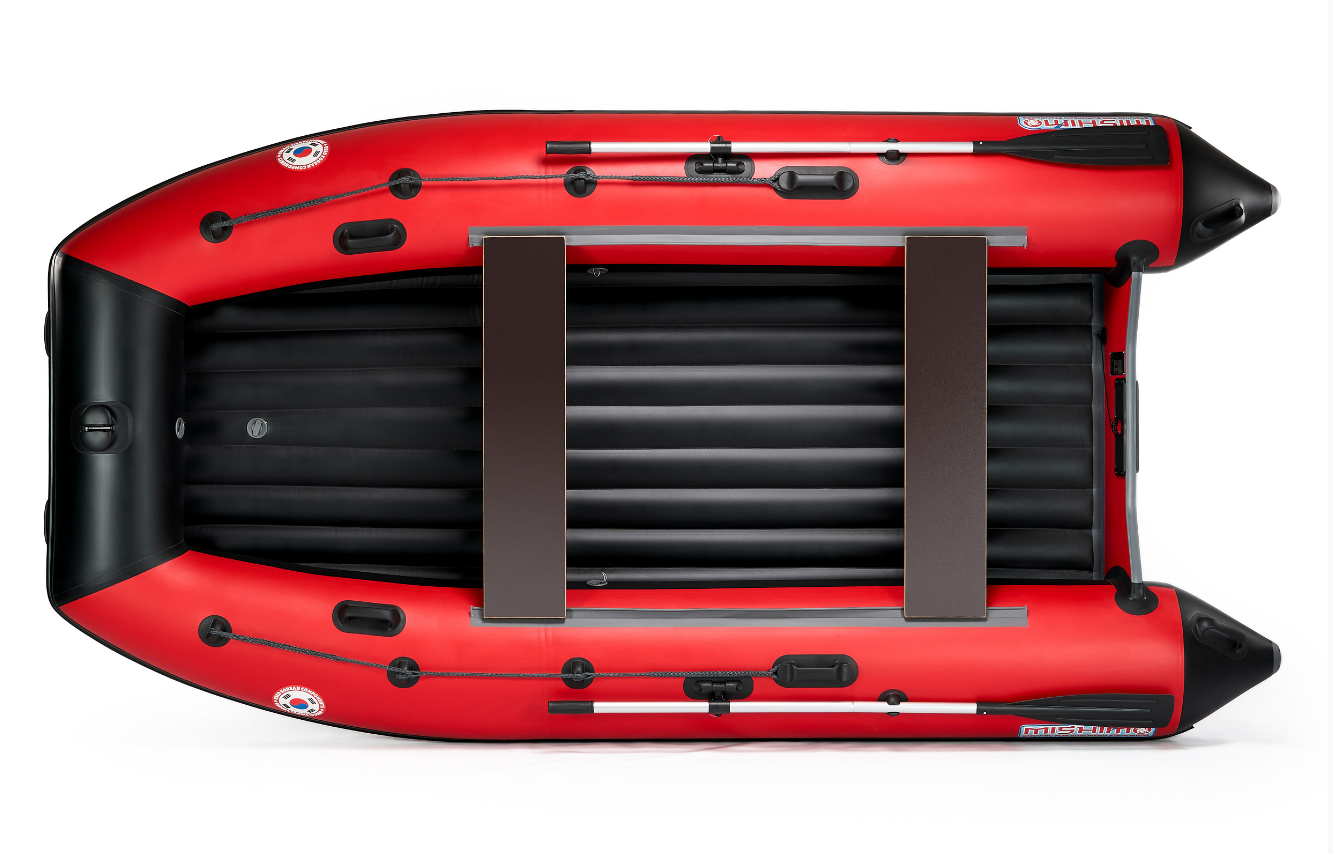 КОМПЛЕКТ ЛОДКА MISHIMO RAPID 380 + ЛОДОЧНЫЙ МОТОР MARLIN MP 9.9 (20) AMHS PROLINE FORCE в Пскове