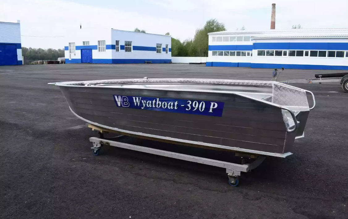 Алюминиевая лодка Wyatboat-390Р Увеличенный борт в Пскове