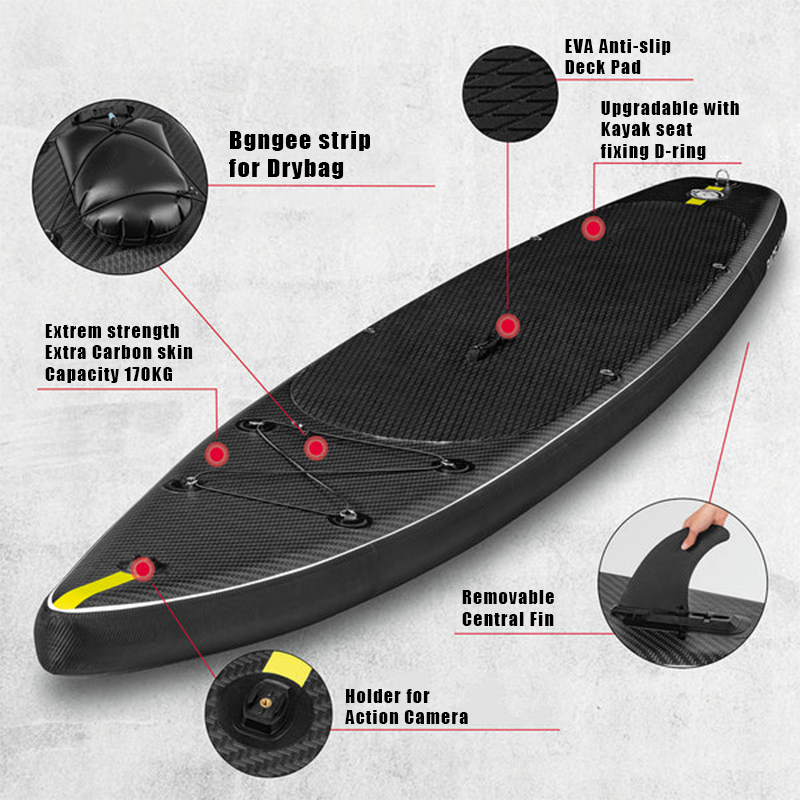 SUP (САП) ДОСКА MISHIMO CARBON DARKSIDE 11’ (335СМ) в Пскове