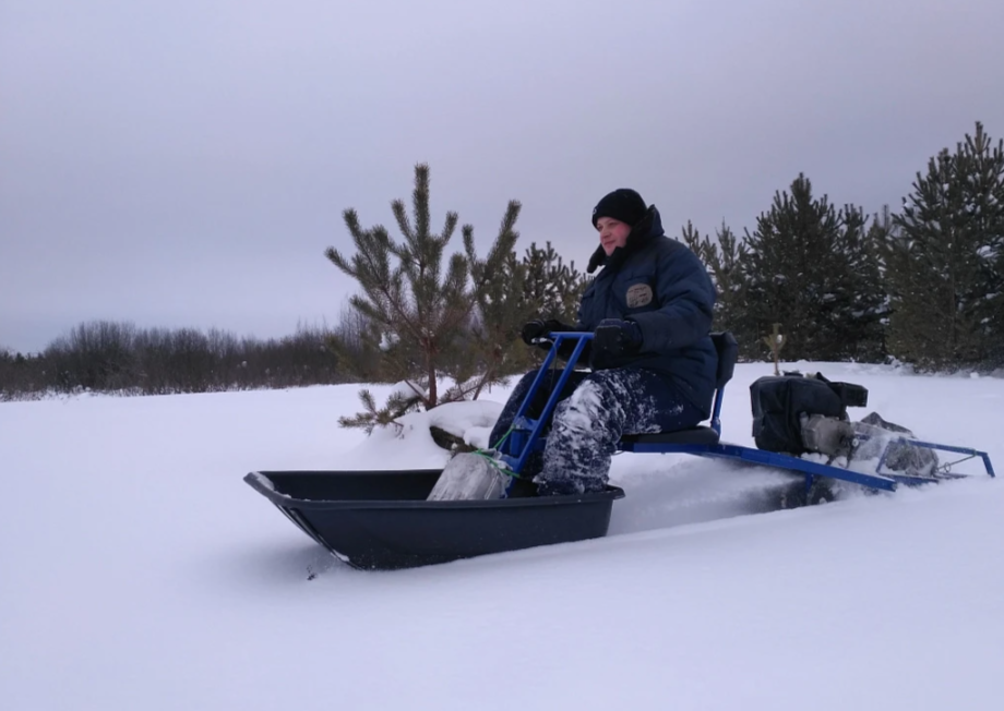 Мотобуксировщик толкач Альбатрос-XL8 с модулем. Без фары, тележки в Пскове