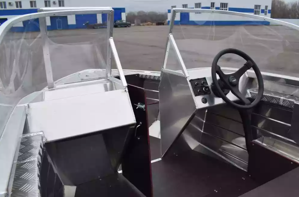 Алюминиевая лодка Wyatboat-390 DCM Увеличенный борт в Пскове