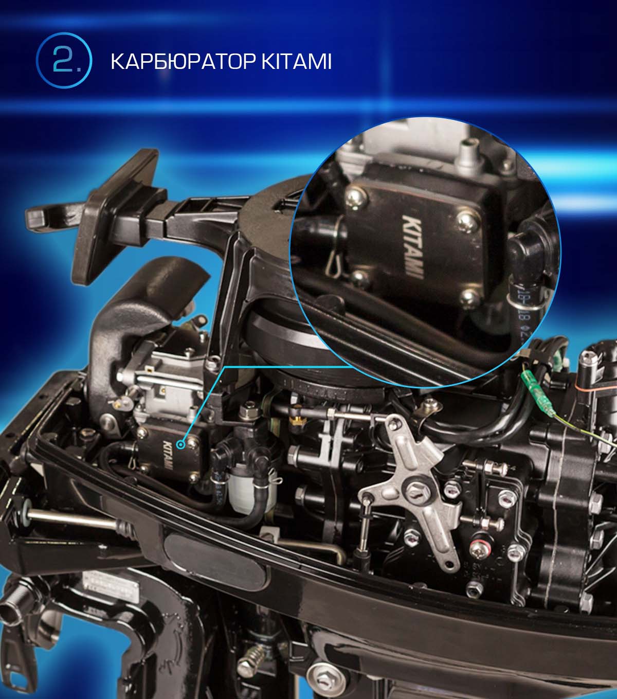 Лодочный мотор MARLIN PROLINE MP 9.9 (20) AWRS FORCE в Пскове