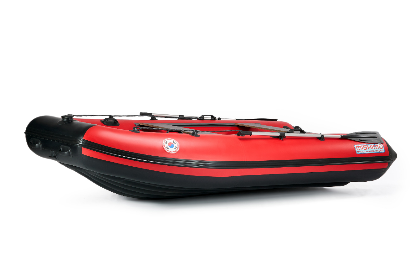 КОМПЛЕКТ ЛОДКА MISHIMO RAPID 380 + ЛОДОЧНЫЙ МОТОР MARLIN MP 9.9 (20) AMHS PROLINE FORCE в Пскове