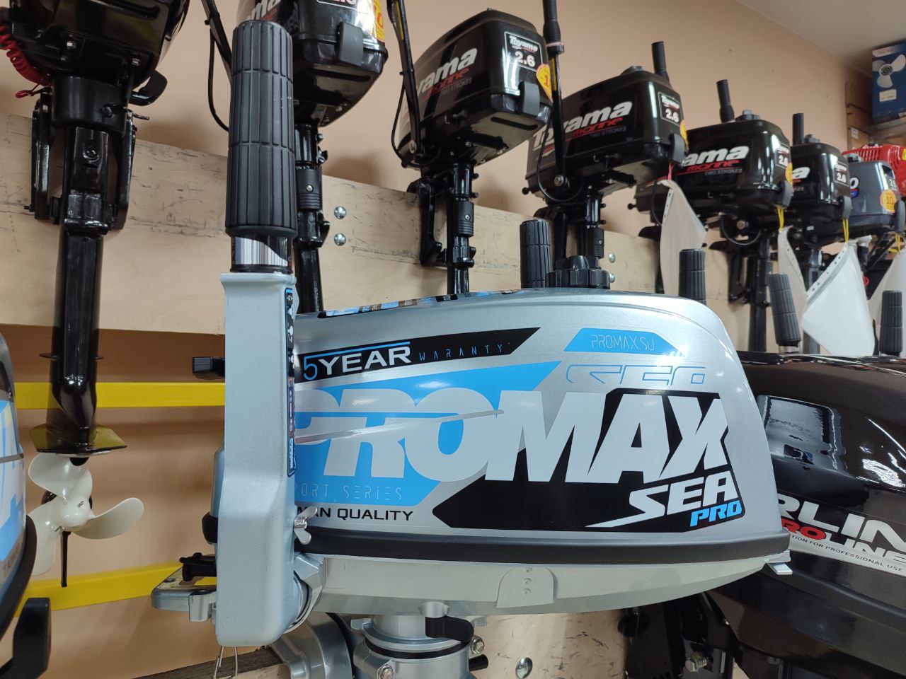 Лодочный мотор PROMAX SP5FHS (внешний бак 12 л) в Пскове