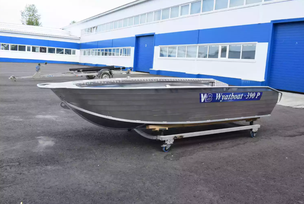 Алюминиевая лодка Wyatboat-390Р Увеличенный борт в Пскове