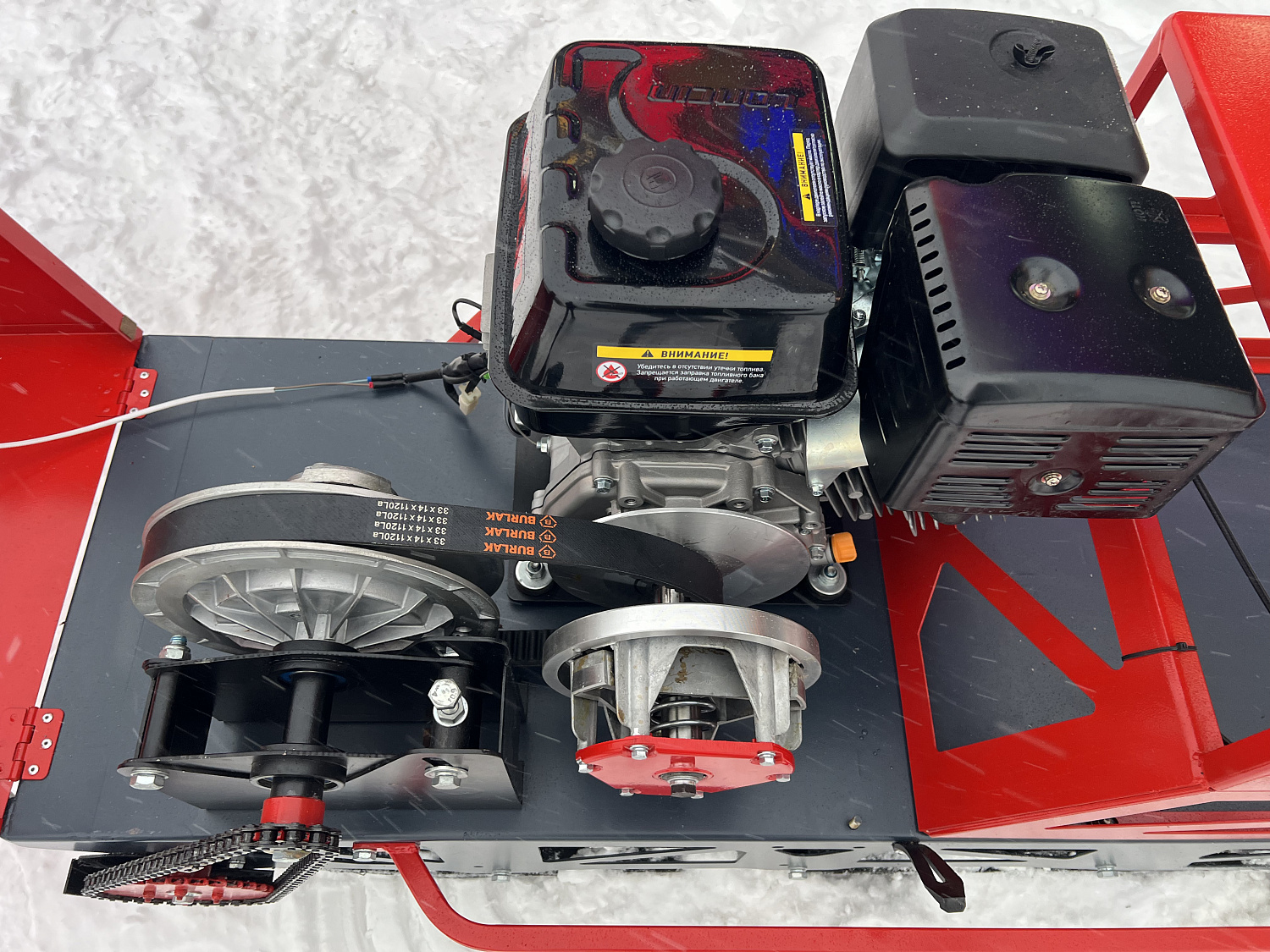 Мотобуксировщик EX-MOTO SNOWDOG S500 15л.с в Пскове