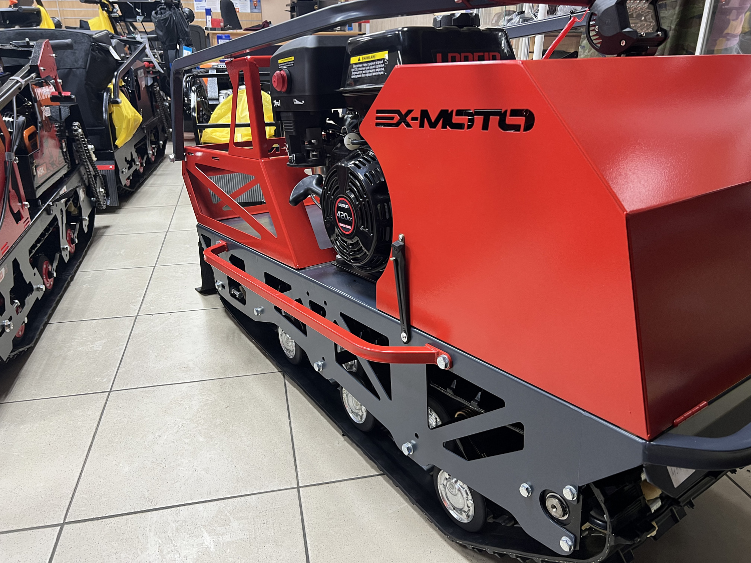 Мотобуксировщик EX-MOTO SNOWDOG S500 15л.с в Пскове