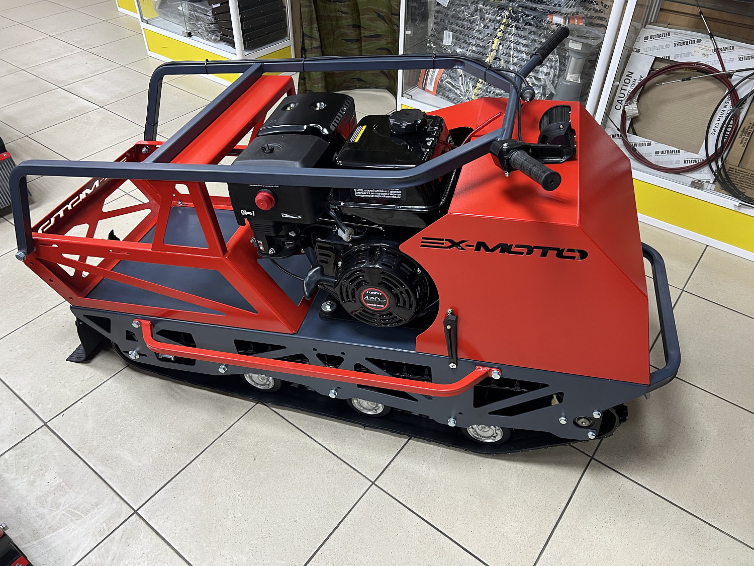 Мотобуксировщик EX-MOTO SNOWDOG S500 15л.с в Пскове