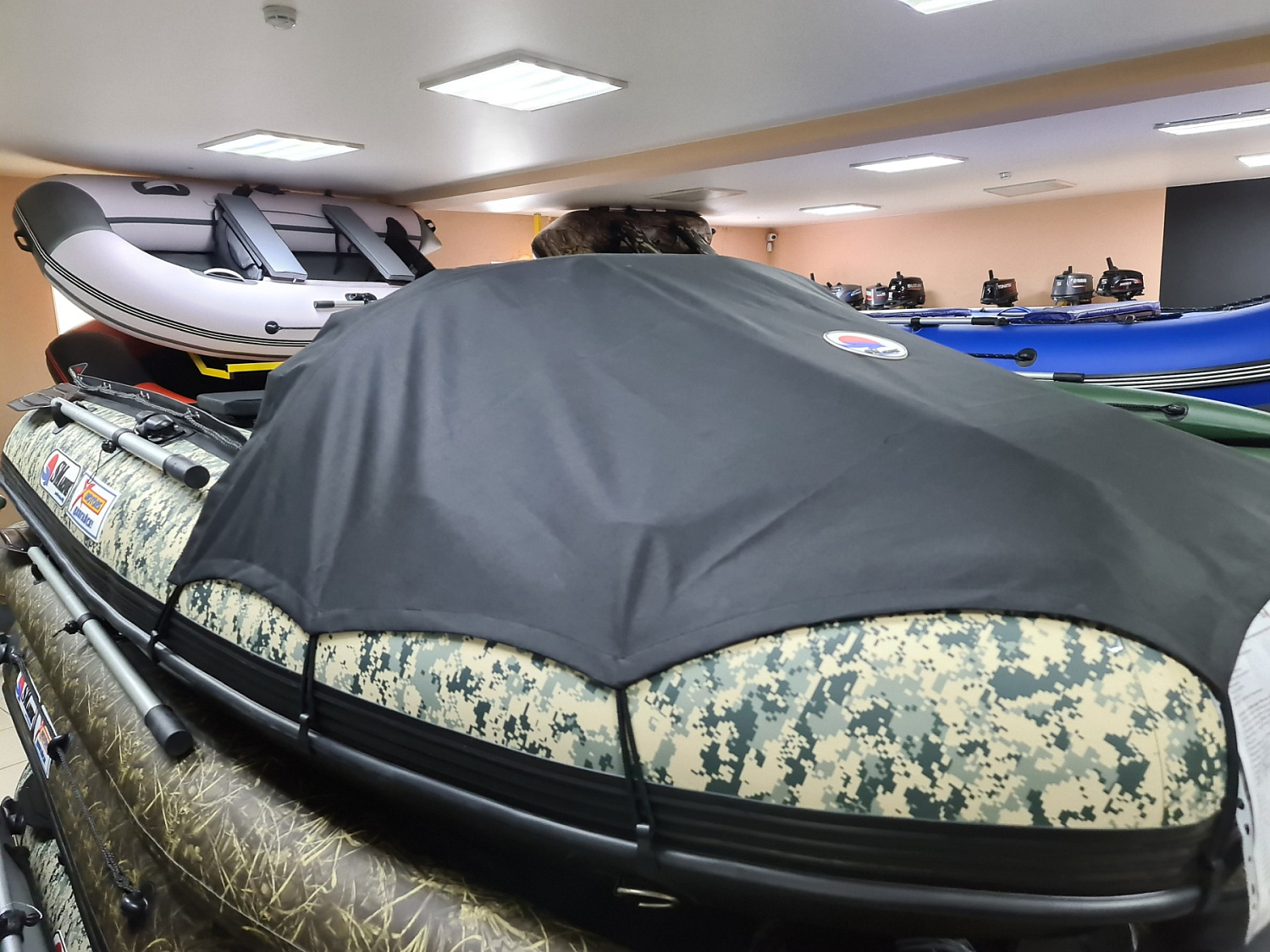 КОМПЛЕКТ НОСОВОГО ТЕНТА К ЛОДКЕ SMARINE SDP MAX 360 ЧЕРНЫЙ в Пскове